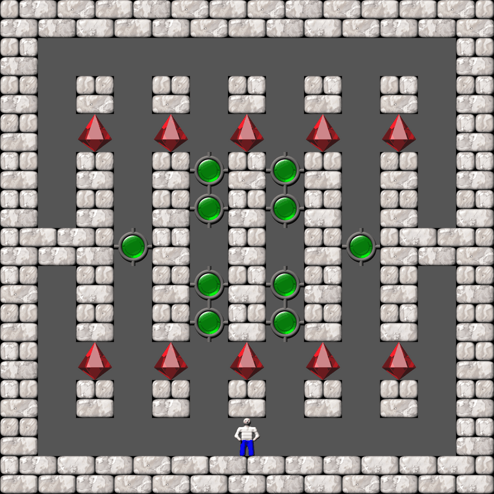 Сокобан Cubes & Tubes уровень 9